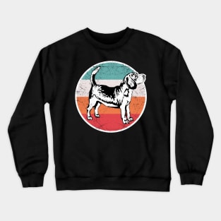 Vintage Retro Beagle Crewneck Sweatshirt